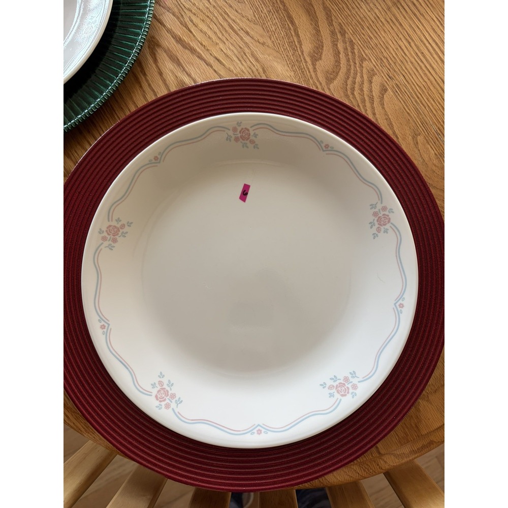 6 Corelle English Breakfast Dinner Plates 10 1/4" Retired Pattern great‎ COND.
